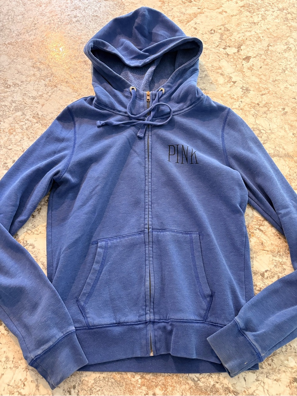 💙PINK Victoria's Secret Purple Full-Zip Hoodie